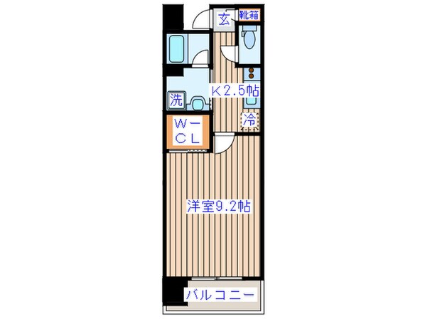 リ－ジア勾当台公園の物件間取画像